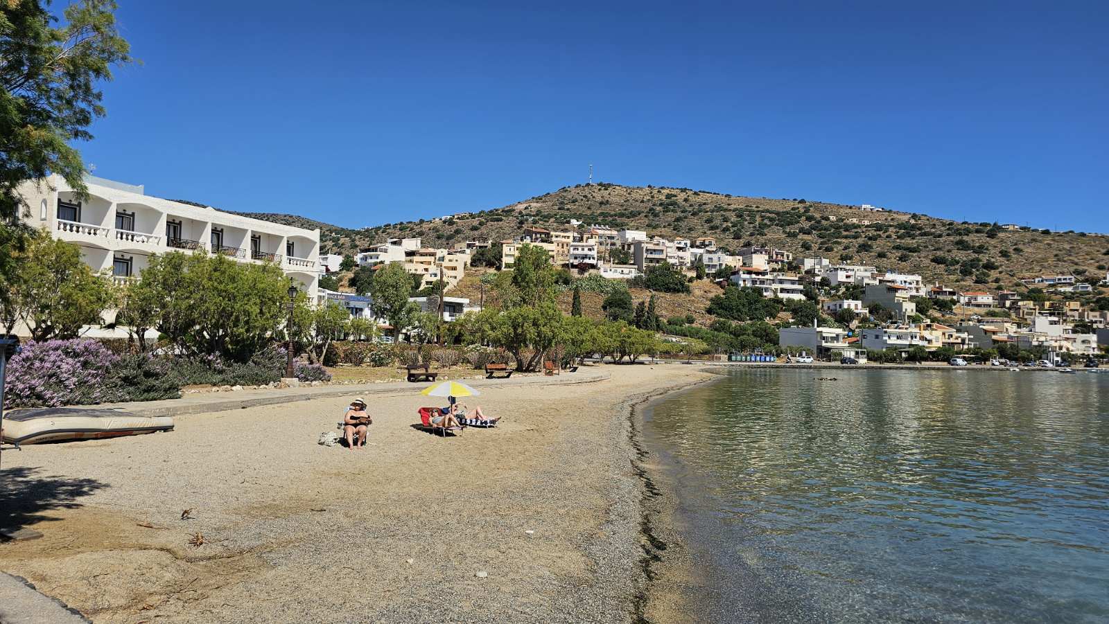 View of Elounda Bay in Crete