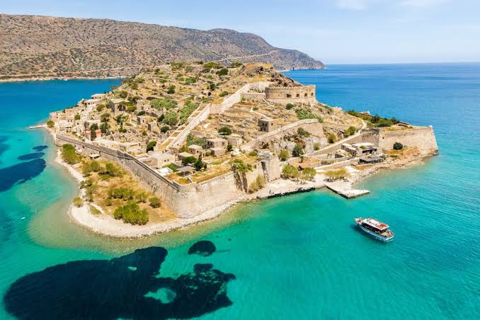 Spinalonga island near Elounda, Crete